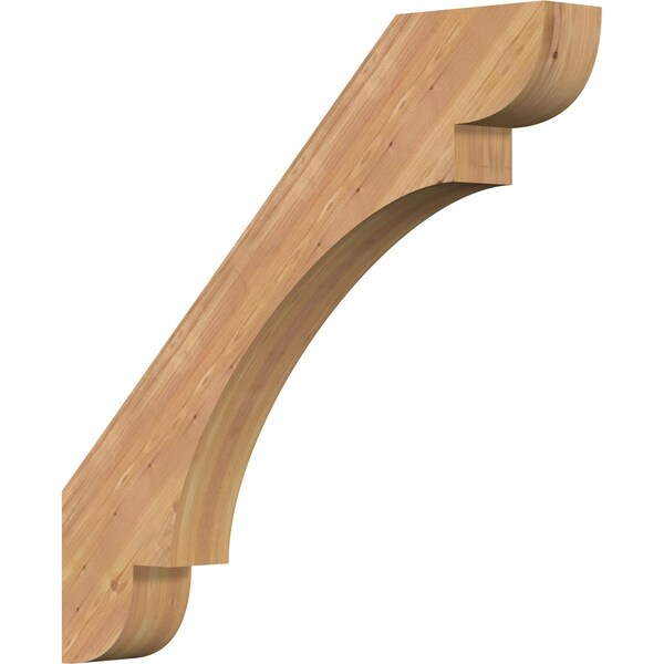 Ekena Millwork 5 1/2"W x 42"D x 42"H Olympic Smooth Knee Brace, Western Red Cedar BRC06X42X42OLY00SWR - main